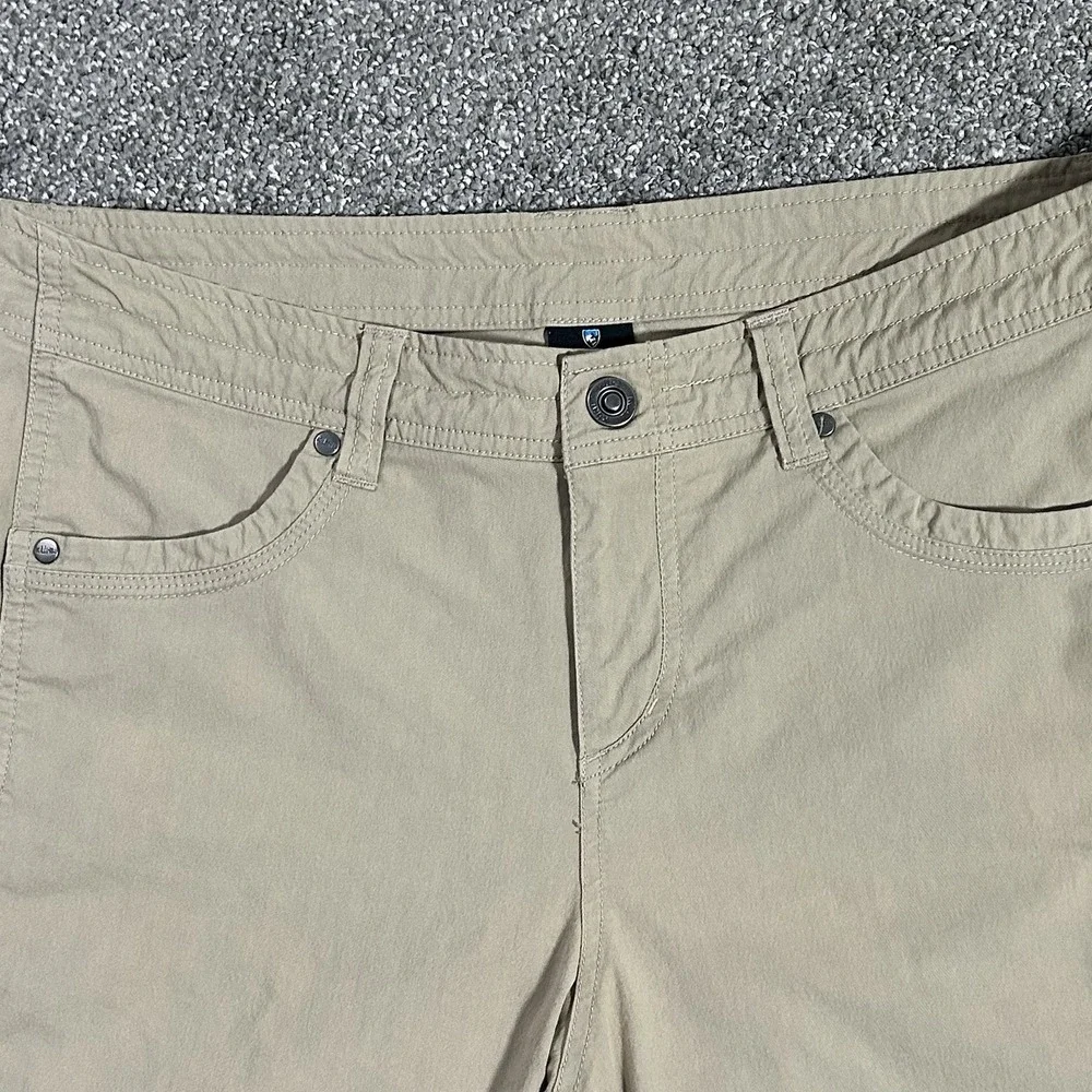 KÜHL Beige Splash Shorts -Women's 12-Hiking Outdoor 6.5